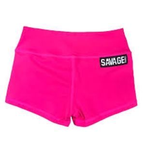 SAVAGE BARBELL bubblegum pink shorts size S